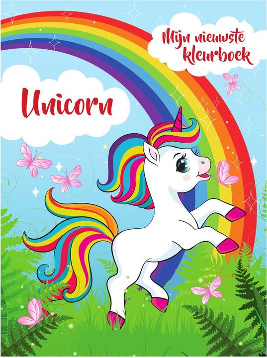 Actual product image Unico My Newest Colouring Book - Unicorn