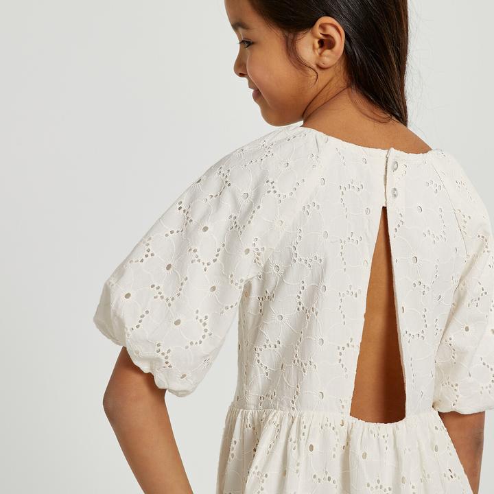 Actual product image La Redoute Collections Festive dress with short sleeves (116)