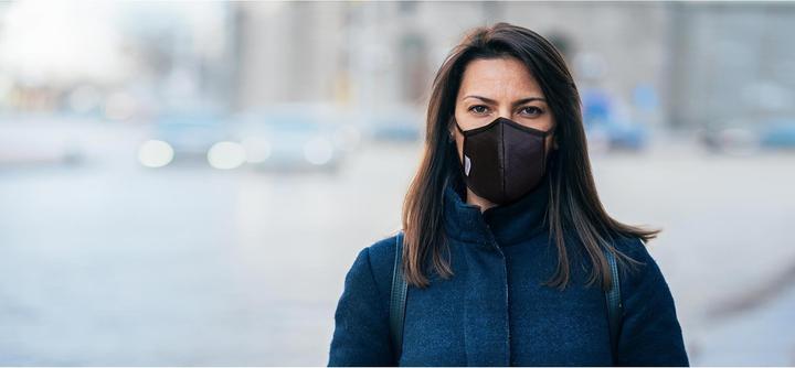 Immagine prodotto Unrepa Maschera comunitaria in tessuto LIVIPRO Evolution taglia M, nero (1 x)