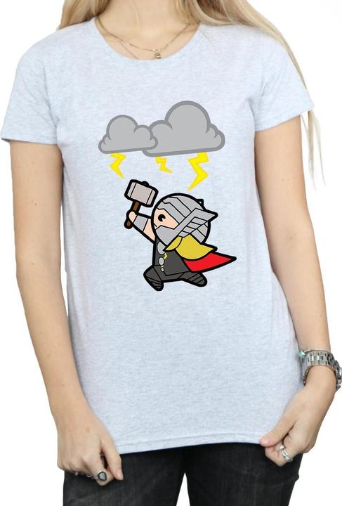 Immagine prodotto Kawaii Thor God Of Thunder Maglietta Donna (M)