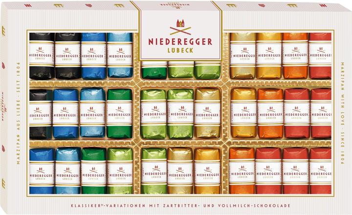 Immagine prodotto Niederegger Variazioni di praline di marzapane con cioccolato fondente (400 g)
