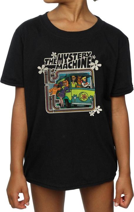 Actual product image Scooby Doo Girls Mystery Machine Cotton T-Shirt (128)