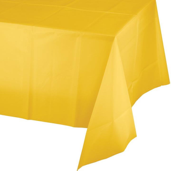 Actual product image Unique Table cloth yellow (137 x 274 cm)