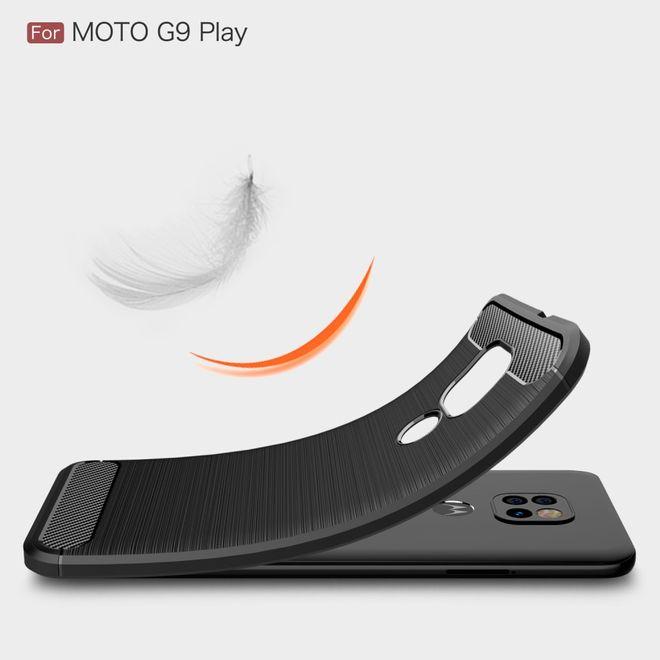 Produktbild MU Style Carbon Fiber TPU Softcase Series (Motorola Moto G9 Play)