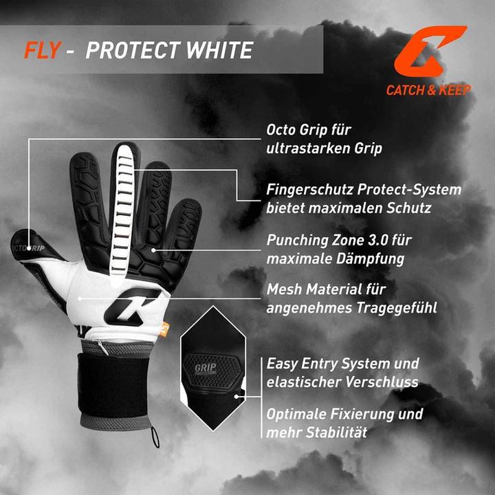 Actual product image Catch & Keep Keeper Gloves Football Gloves Goalie Gloves Goalkeeper Gloves (9)
