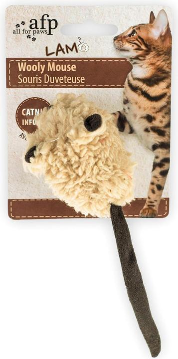 Immagine prodotto All for Paws AFP Gatto giocattolo agnello gatto agnello lana topo (Catmint giocattolo)