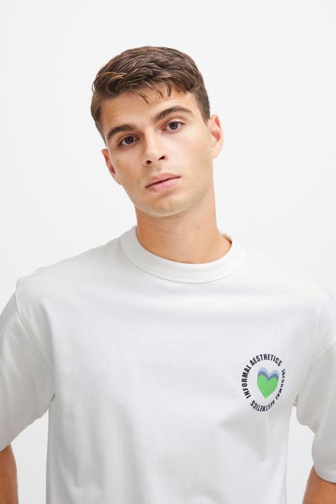 Image du produit Casual Friday CFTue tee relaxed fit avec imprimé sur la poitrine 20505006 (3XL)