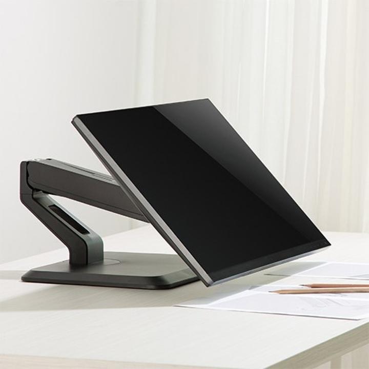 Immagine prodotto Techly Supporto da scrivania per 1 touchscreen da 17-32 pollici 43-81 cm nero (Tavolo, 32")