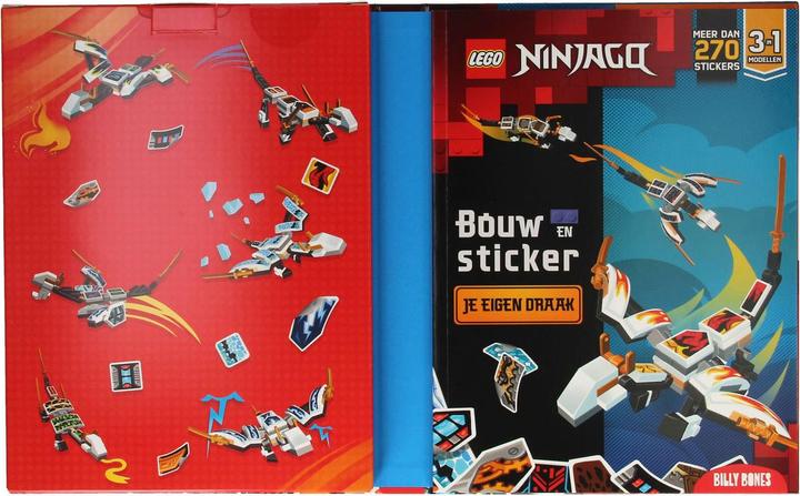 Actual product image LEGO Ninjago Build and stick on your own dragon 3-in-1 models