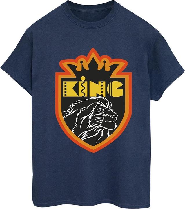 Actual product image Disney Womens/Ladies The Lion King Crest Cotton Boyfriend T-Shirt (S)