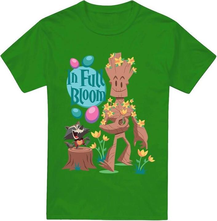 Actual product image Guardians of the Galaxy Mens In Full Bloom T-Shirt (S)