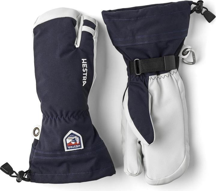 Actual product image Hestra Army Leather Heli Ski 3-Finger Gloves (6, S)