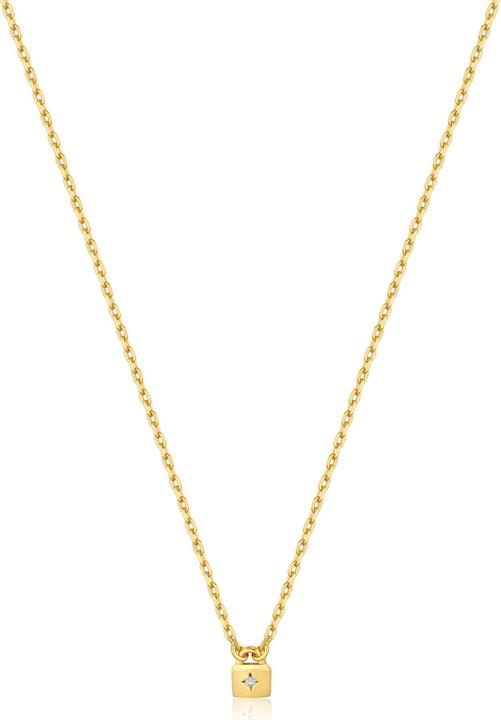 Produktbild Ania Haie Gold Padlock Necklace (925er Silber, 40 cm)