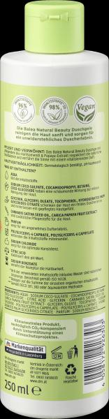 Immagine prodotto dm Balea Doccia di bellezza naturale ai semi di canapa e alla papaya (250 ml)
