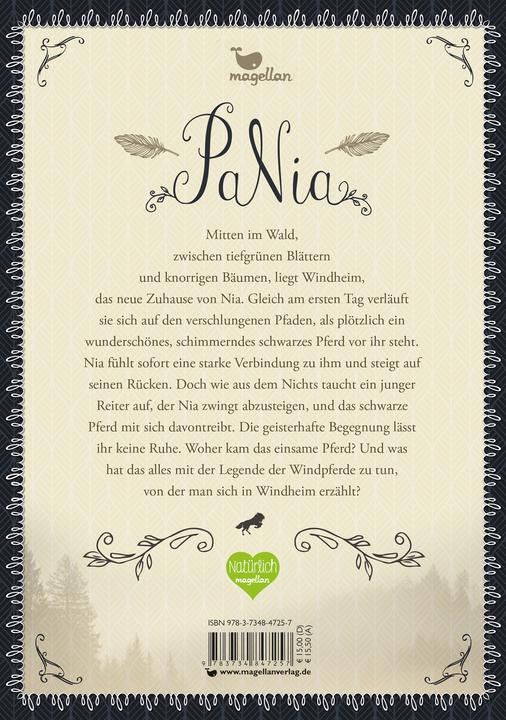 Image du produit PaNia - Die Legende der Windpferde - Band 1 (Allemand, Sabine Giebken, 2020)
