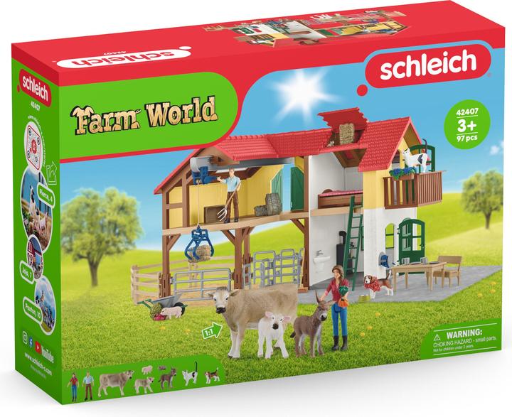 Produktbild Schleich Farm mit Stall und Tieren
