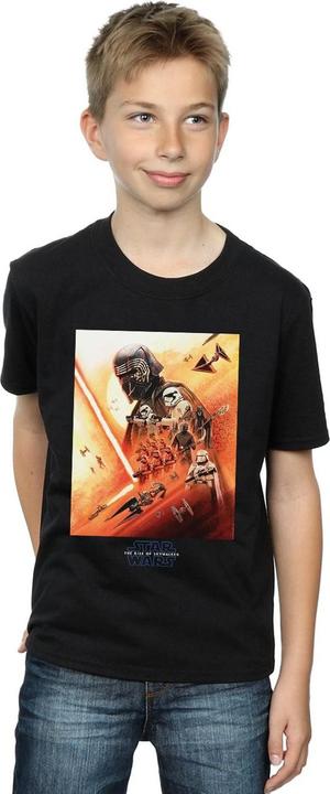 Actual product image Star Wars Boys First Order Poster T-Shirt (128)