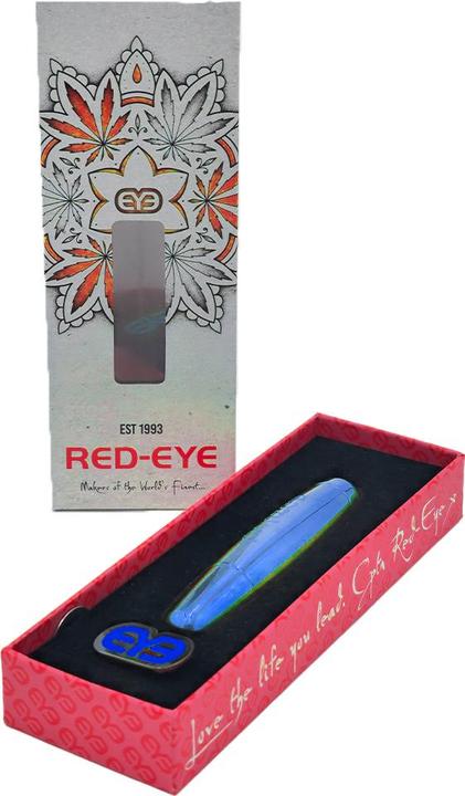 Actual product image Red Eye Amazed Pipe Blue