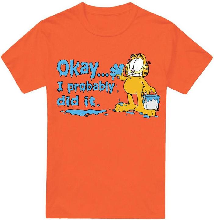 Actual product image Garfield Mens I Probably Did It T-Shirt (3XL)
