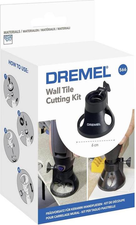 Actual product image Dremel Grout cutter cutter attachment 566 for ceramic wall tiles