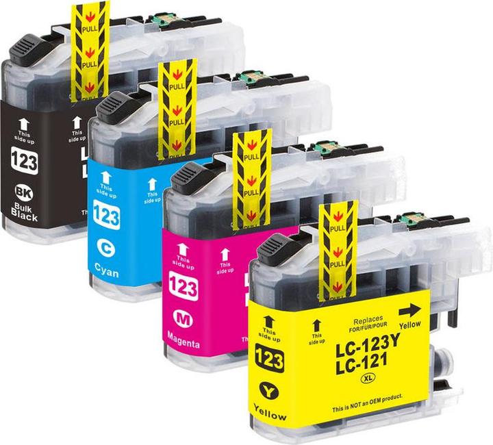 Immagine prodotto Hermex Cartuccia d'inchiostro compatibile XL per Brother DCP-J4110DW (M, FC, C, Y)