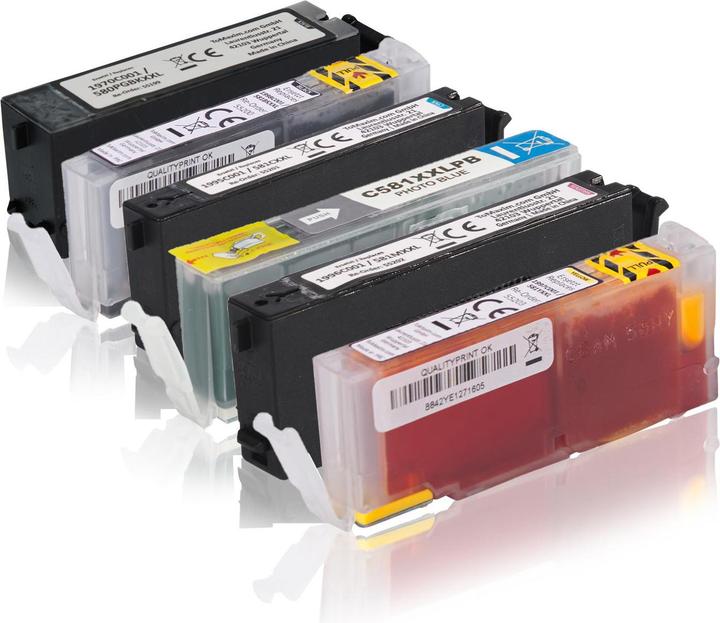 Actual product image Inkadoo Kompatibel zu Canon 1970C001 / PGI-580PGBKXXL enthält 6x Tintenpatrone (PGBK)