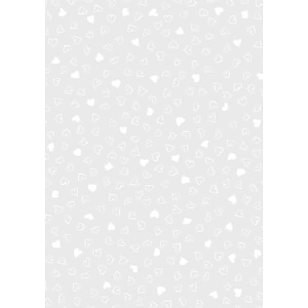 Produktbild Heyda Transparent-Papier A4 115g/qm Herzen weiss (115 g/m², 1 x)