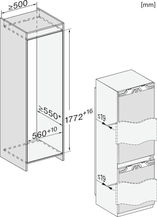 Produktbild Miele Kühl- / Gefrierkombination KFN 7795 C (246 l)