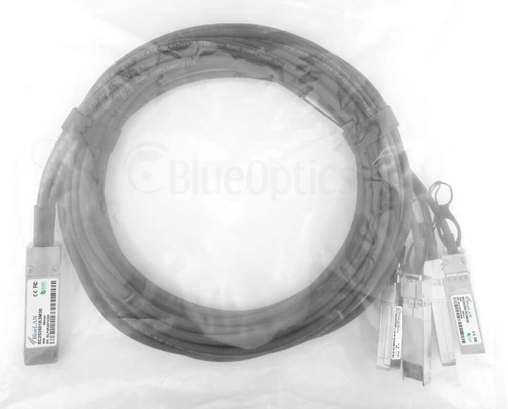 Actual product image BlueLAN Allied Telesis AT-QSFP-4SFP10G-0.5CU compatible DAC QSFP SC253501K0.5M30
