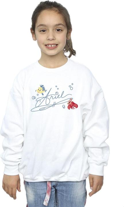 Actual product image Disney Girls The Little Mermaid Ariel Sweatshirt (128)