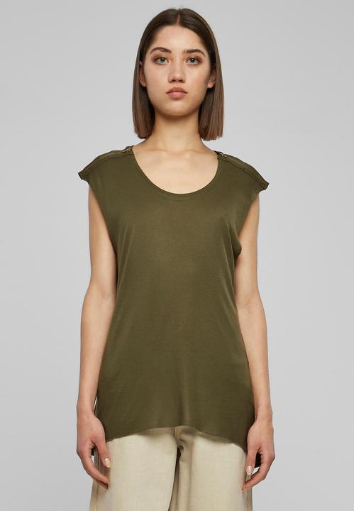 Immagine prodotto Urban Classics Ladies Shoulder Zip HiLo Tee (S)