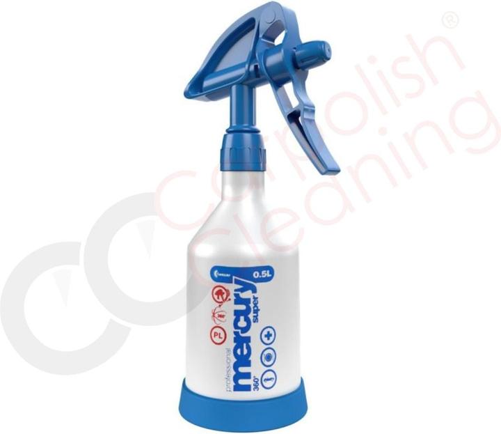 Immagine prodotto Kwazar Flacone spray Mercury Super Pro plus 0,5 L, bianco/blu, 8,9 x 8,9 x 29 cm (0.50 l)
