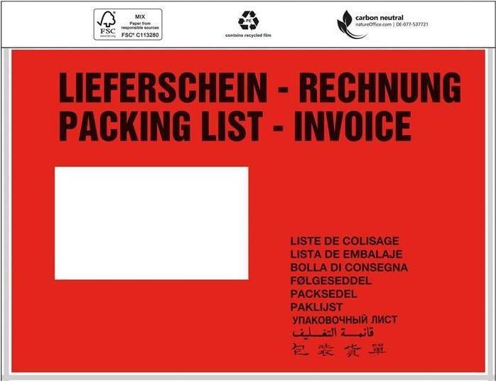 Immagine prodotto Transpak Buste per documenti Trans-pak DIN C5 dimensioni 240 x 163 mm