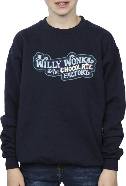 Immagine prodotto Willy Wonka & the Chocolate Factory Chocolate Factory Logo Felpa Ragazzi (152, 158)