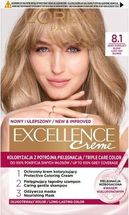 Image du produit L'Oréal Paris L'Oréal Excellence Creme Hair Color 81 Light Ash Blonde (81 Frêne blond clair)