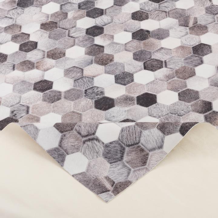 Image du produit Pergamon Fibre synthétique Patchwork fourrure animale Pixel (160 x 230 cm)