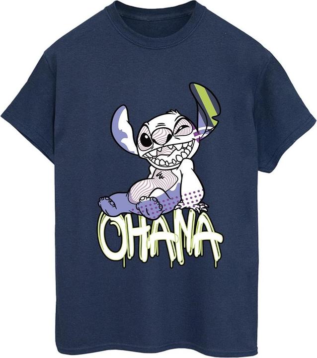 Image du produit Disney - T-shirt LILO AND STITCH OHANA GRAFFITI - Femme (XXL)
