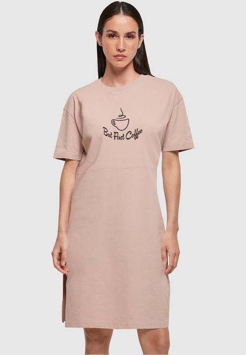 Image du produit Merchcode Ladies But First Coffee Oversized Slit Tee Dress - 118899 (S)