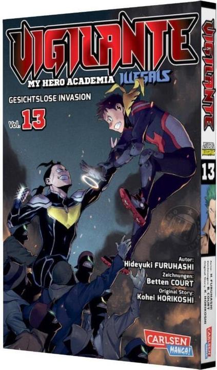 Produktbild Vigilante - My Hero Academia Illegals 13 (Deutsch, Betten Court, Hideyuki Furuhashi, Kohei Horikoshi, Antje Bockel, 2023)