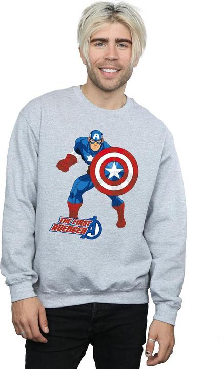 Image du produit Captain America - Sweat THE FIRST AVENGER - Adulte (M)