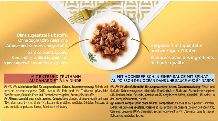 Immagine prodotto Gourmet Composizioni raffinate (Adulto, 4 pz., 85 g)