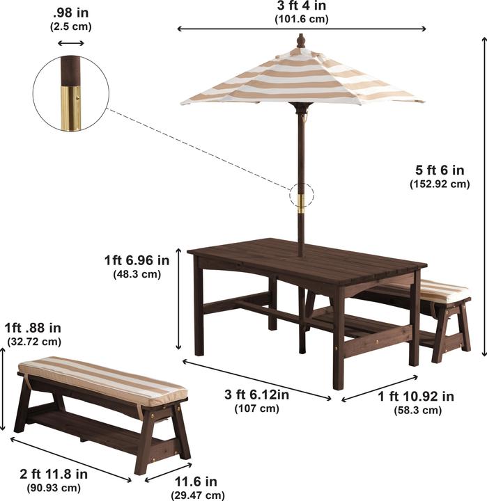 Produktbild KidKraft Gartentischset