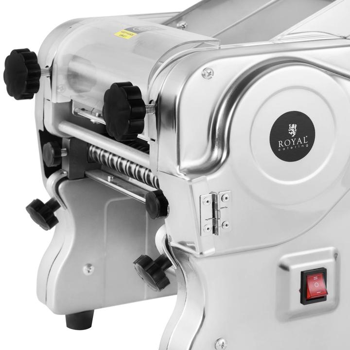 Produktbild Royal Catering Nudelmaschine elektrisch Pastamaker 18 cm Pastamaschine 1 - 14 mm Nudeln 550 W