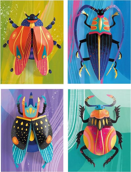 Produktbild Djeco 3D Bilder Papierkäfer
