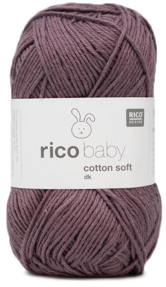 Immagine prodotto Rico Baby Cotton Soft DK, pflaume, 50 g, 125 m, 50 % CO, 50 % PAN (125 m)