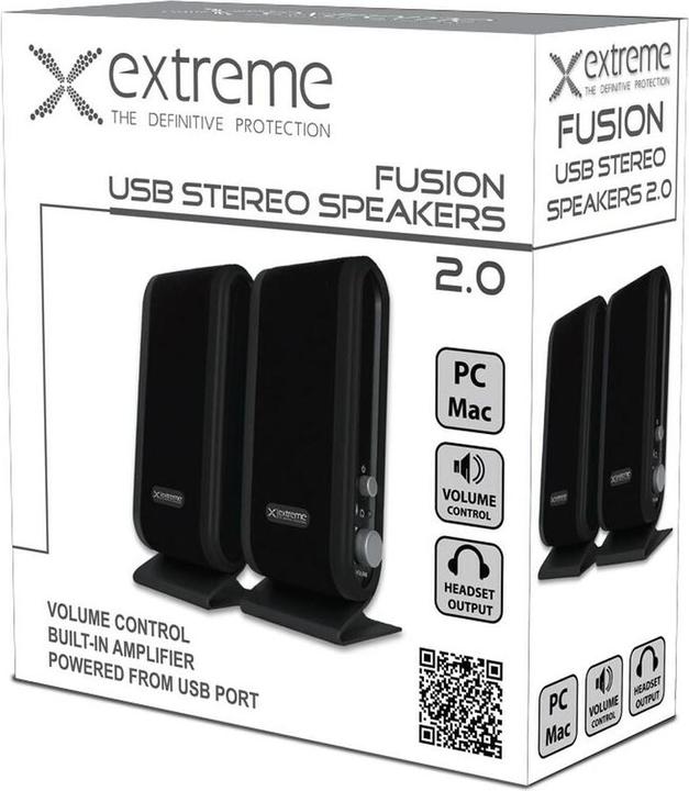 Produktbild Extreme XP102 Lautsprecher 2.0 Kanäle 4 W Schwarz