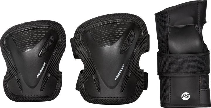 Produktbild Powerslide Schutzset Basic Kinder Tri-Pack XXS (XXS, Knieschoner, Handgelenkschoner, Ellbogenschoner)