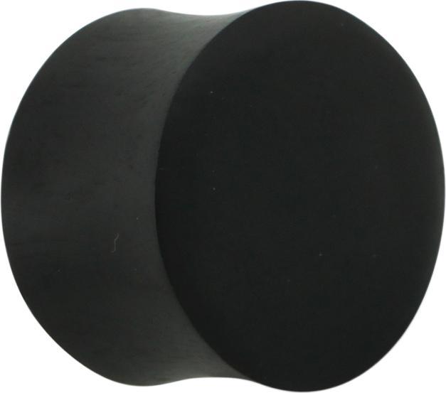 Star Piercing Flared Plug aus Areng Holz (ohne Messing, Organisch)