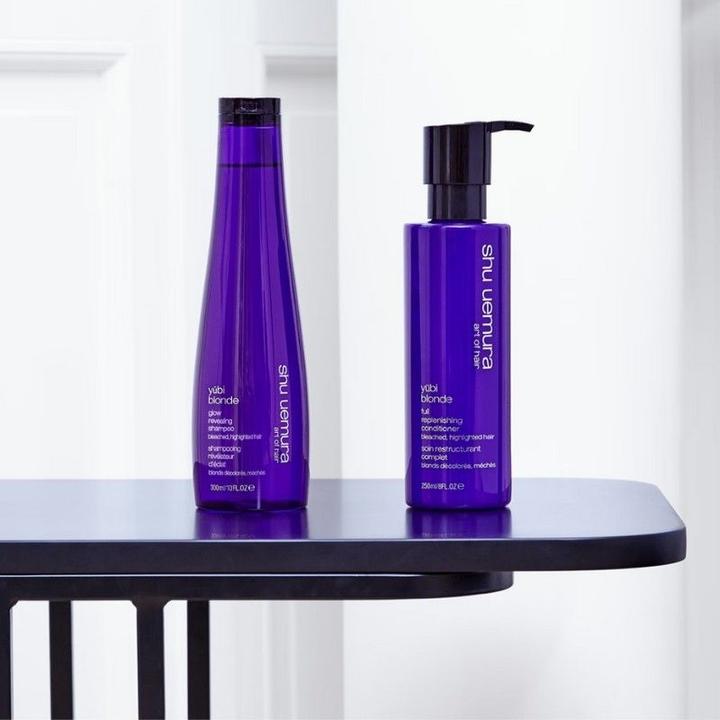 Actual product image Shu Uemura Yubi Blonde Glow Revealing Shampoo (300 ml, Liquid shampoo)