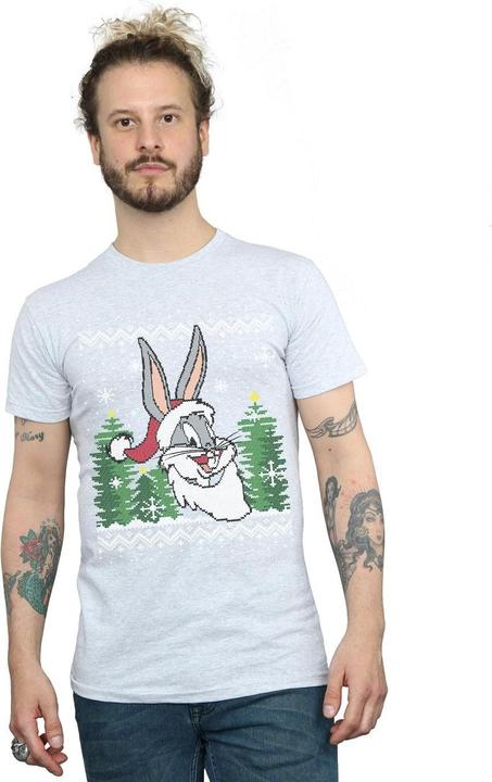 Image du produit Looney Tunes - T-shirt BUGS BUNNY CHRISTMAS FAIR ISLE - Homme (3XL)